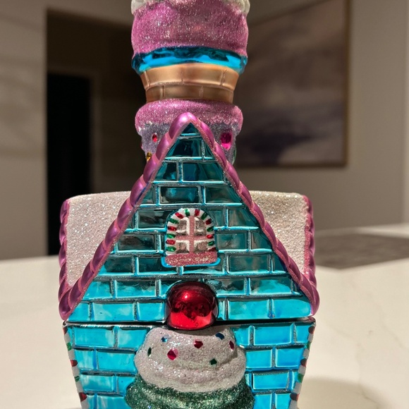 CHRISTOPHER RADKO CANDY JAR SUGAR SHACK 2 - 2005 Retired Candy House Jar - Picture 4 of 8